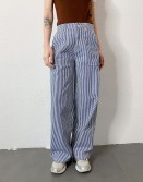 Stripy Worker Jeans #250302